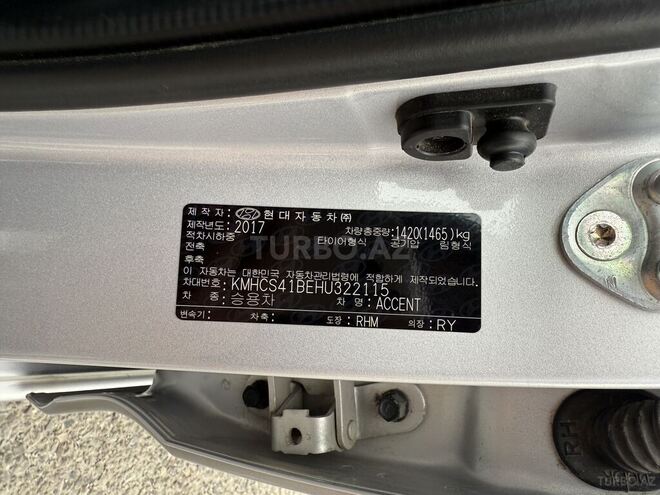 Hyundai Accent 2017, 147,394 km - 1.4 l - Bakı