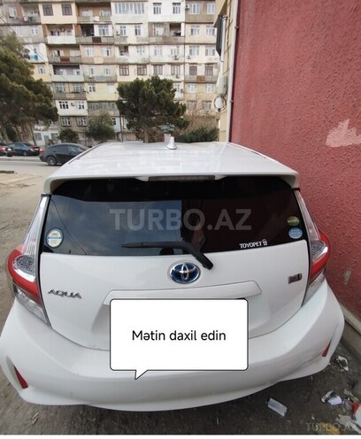 Toyota Aqua 2017, 92,972 km - 1.5 l - Bakı