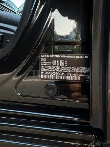 BMW 528 2016, 119,000 km - 2.0 l - Bakı