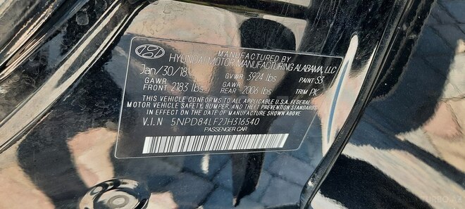 Hyundai Elantra 2018, 87,000 km - 2.0 л - Bakı