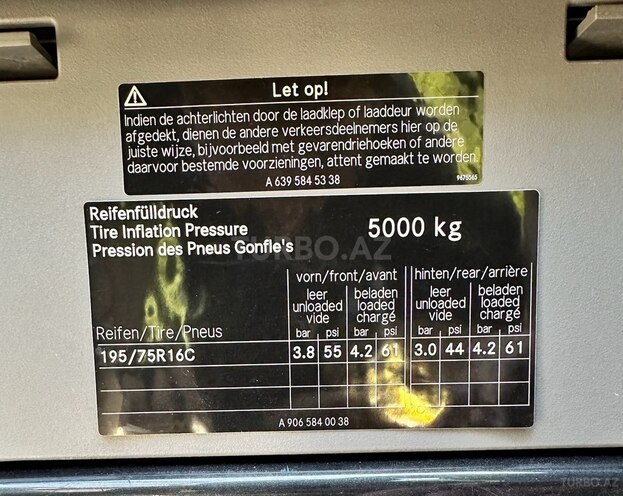 Mercedes Sprinter 519 2009, 248,000 km - 3.0 l - Bakı