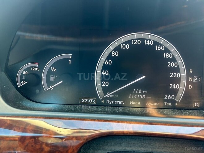 Mercedes S 350 2009, 214,000 km - 3.5 l - Bakı