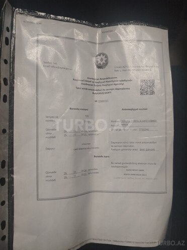 Toyota Corolla Axio 2016, 73,000 km - 1.5 l - Sumqayıt