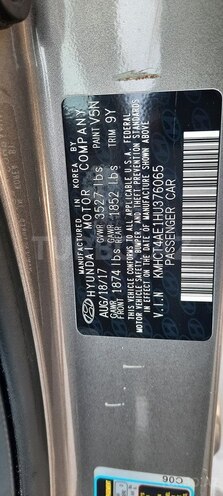 Hyundai Accent 2017, 100,000 km - 1.6 l - Bakı