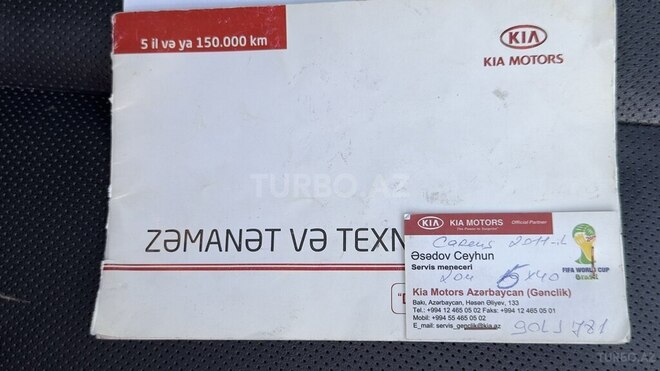 Kia Carens 2011, 158,000 km - 2.0 l - Bakı