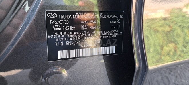 Hyundai Elantra 2020, 143,232 km - 2.0 l - Bakı