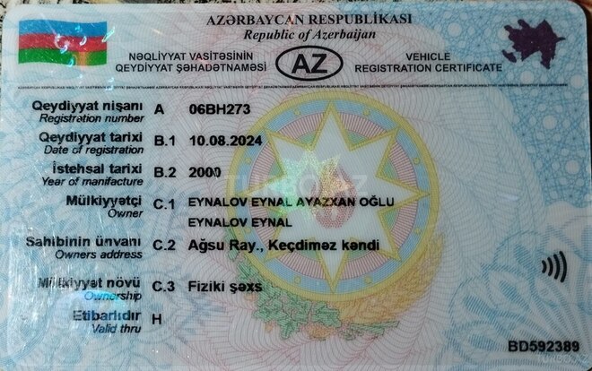GAZ 2705 2000, 180,000 km - 2.3 l - Ağsu