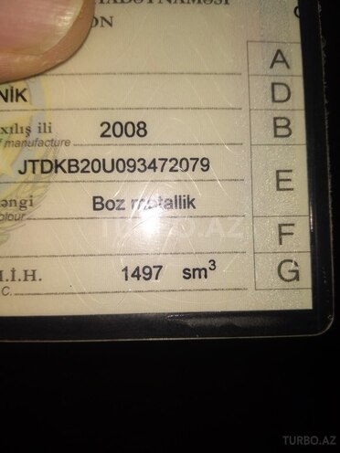 Toyota Prius 2008, 289,200 km - 1.5 l - Sumqayıt