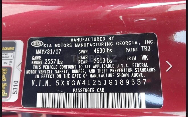 Kia Optima 2018, 134,231 km - 2.0 l - Bakı
