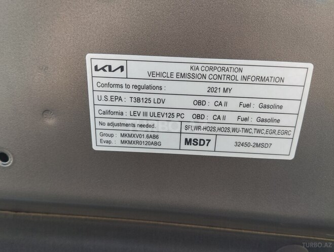 Kia Rio 2021, 78,196 km - 1.6 l - Bakı