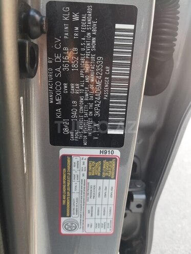 Kia Rio 2021, 78,196 km - 1.6 l - Bakı