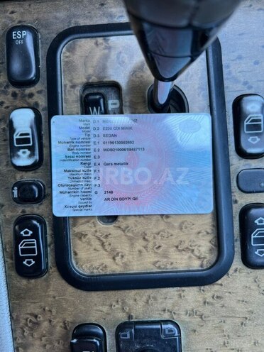 Mercedes E 220 d 2002, 356,283 km - 2.2 l - Biləsuvar