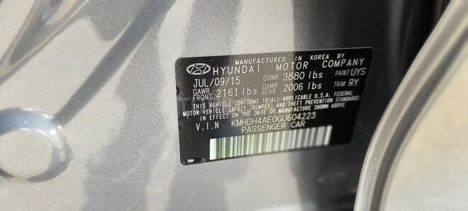 Hyundai Elantra 2015, 109,435 km - 1.8 л - Bakı