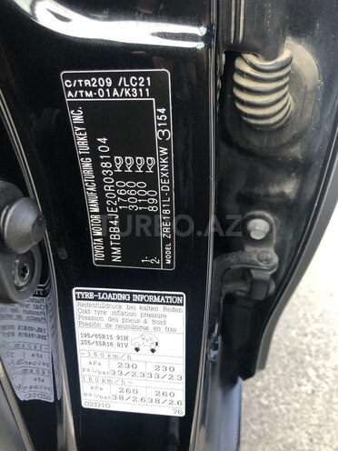 Toyota Corolla 2013, 265,000 km - 1.6 l - Bakı