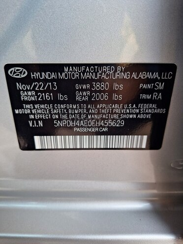 Hyundai Elantra 2013, 218,871 km - 1.8 l - Bərdə