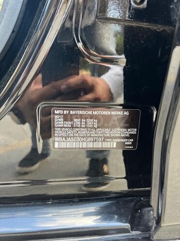 BMW 530 2017, 134,272 km - 2.0 l - Bakı