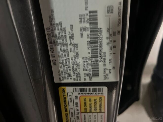 Ford Fusion (North America) 2016, 199,559 km - 1.6 l - Gəncə