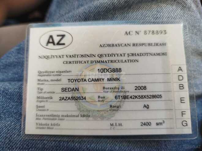 Toyota Camry 2008, 228,000 km - 2.0 л - Bakı