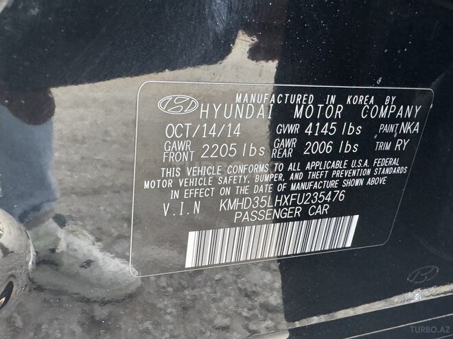Hyundai Elantra 2014, 113,000 km - 2.0 l - Bakı
