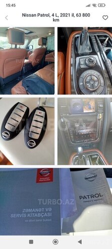 Nissan Patrol 2021, 63,800 km - 4.0 l - Bakı