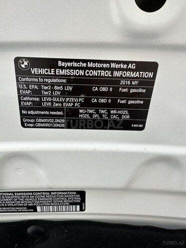 BMW 328 2016, 74,000 km - 2.0 l - Bakı