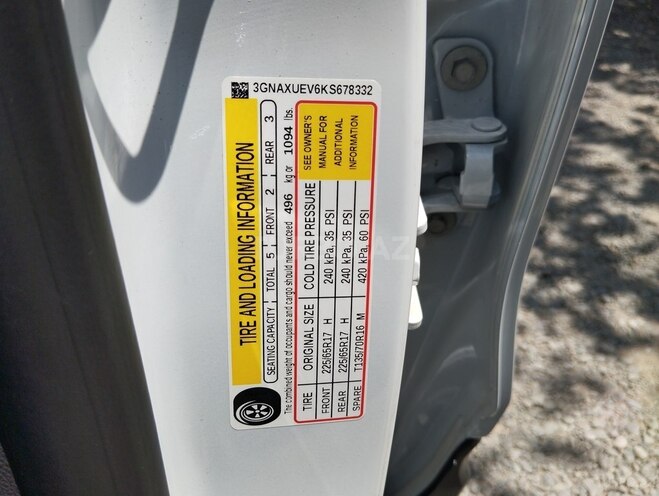 Chevrolet Equinox 2019, 126,371 km - 1.5 l - Bakı