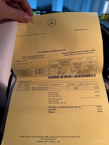 Mercedes E 220 d 2015, 144,000 km - 2.2 л - Bakı
