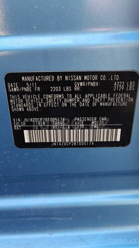 Nissan Leaf 2011, 125,000 km - 0.0 l - Bakı