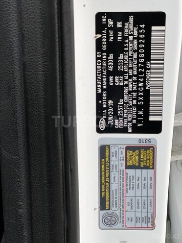 Kia Optima 2016, 244,992 km - 2.0 л - Şəki