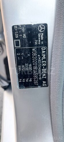 Mercedes C 180 1997, 124,000 km - 1.8 л - Bakı