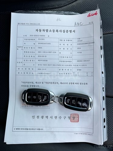 Hyundai Santa Fe 2018, 163,500 km - 2.0 l - Bakı