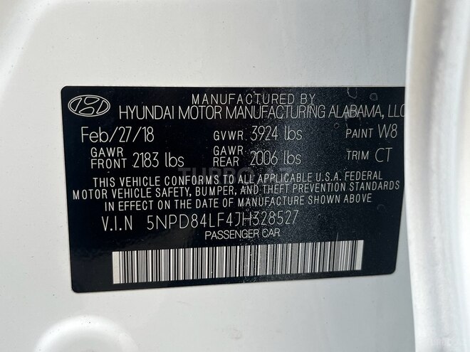 Hyundai Elantra 2018, 83,686 km - 2.0 l - Bakı