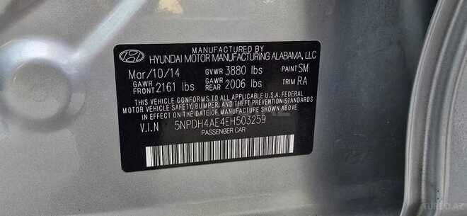 Hyundai Elantra 2014, 125,581 km - 1.8 л - Bakı