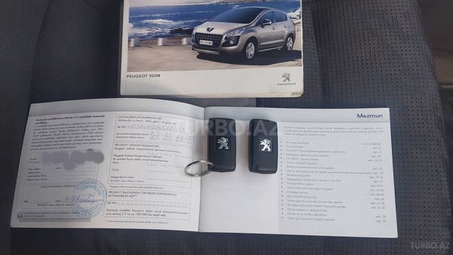 Peugeot 3008 2012, 160,000 km - 1.6 l - Bakı