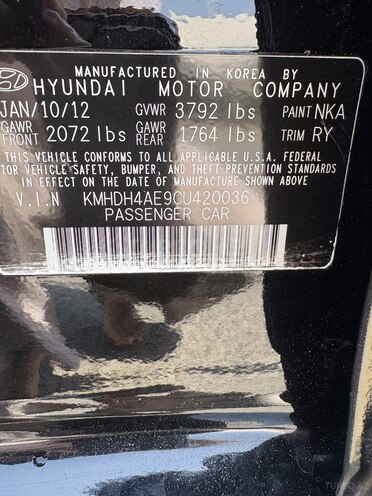 Hyundai Elantra 2012, 170,882 km - 1.8 л - Bakı