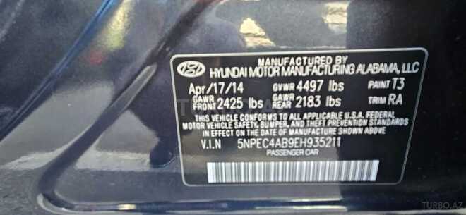 Hyundai Sonata 2014, 244,620 km - 2.0 l - Bakı