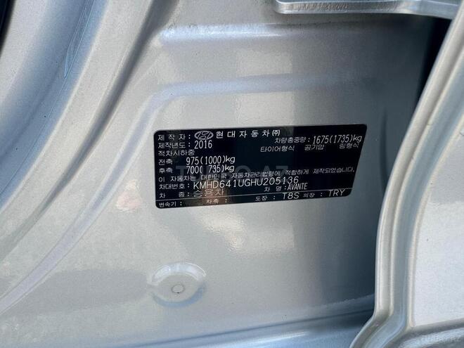 Hyundai Avante 2016, 156,000 km - 1.6 l - Bakı