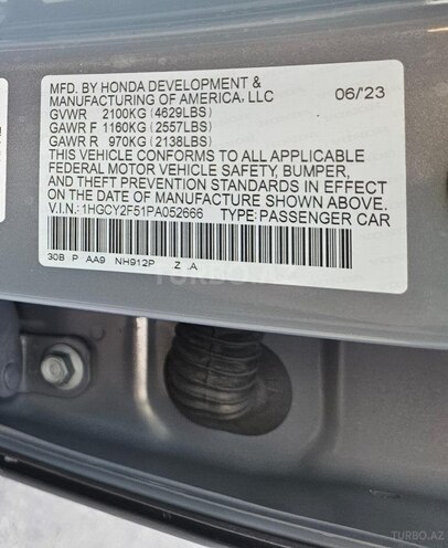 Honda Accord 2023, 12,000 km - 2.0 l - Bakı
