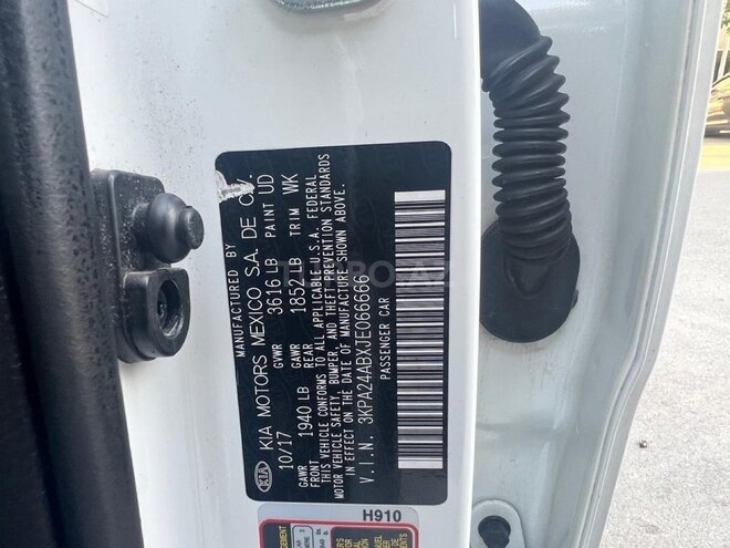 Kia Rio 2017, 222,089 km - 1.6 l - Bakı