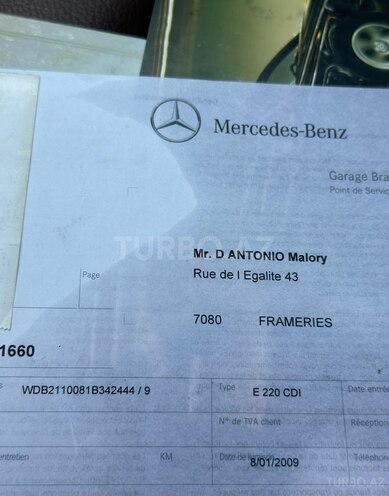 Mercedes E 220 d 2009, 314,000 km - 2.2 л - Bakı