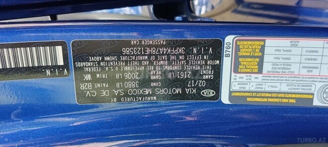 Kia Forte 2017, 125,046 km - 2.0 l - Bakı