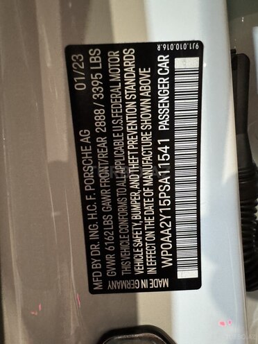 Porsche Taycan 2023, 4,000 km - 0.0 l - Bakı
