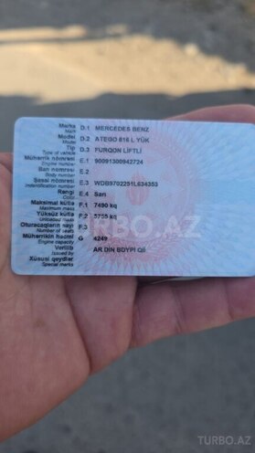Mercedes Atego 816 2011, 260,000 km - 4.2 л - Beyləqan