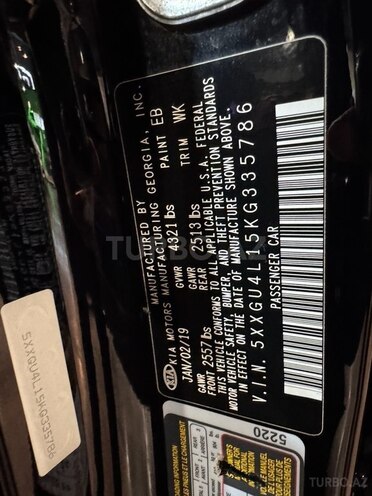 Kia Optima 2019, 97,000 km - 1.6 l - Bakı