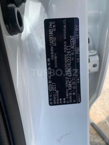 Hyundai Accent 2017, 77,500 km - 1.4 l - Bakı