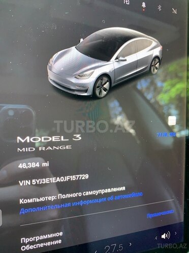 Tesla Model 3 2018, 120,701 km - 0.0 л - Bakı