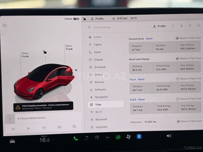 Tesla Model 3 2023, 13,000 km - 0.0 l - Bakı
