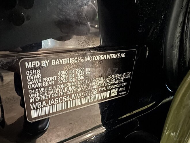 BMW 530 2018, 114,000 km - 2.0 l - Bakı