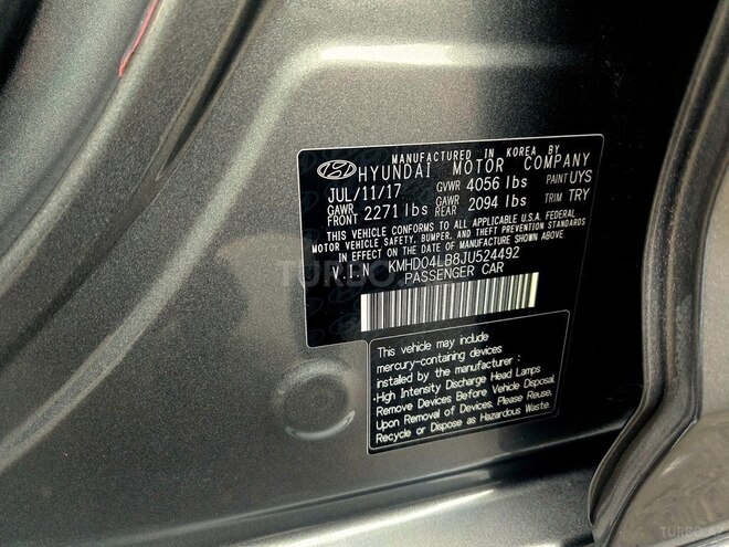 Hyundai Elantra 2017, 191,512 km - 1.6 л - Bakı
