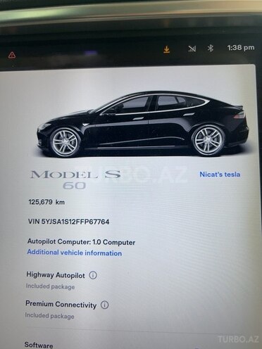 Tesla Model S 2015, 125,679 km - 0.0 l - Bakı